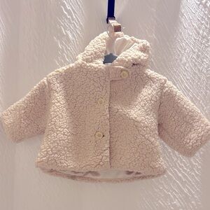 Bearington Cream Sherpa Hooded Jacket